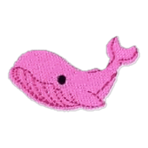 Baleine rose