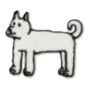 Chien aux oreilles pointues