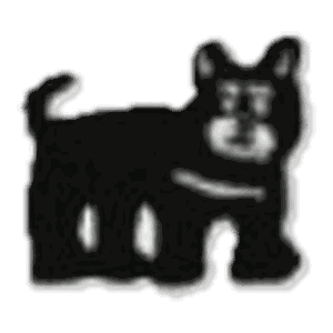 Chien noir