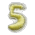 Chiffre 5 · Multicolore