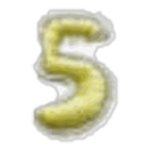 Chiffre 5 · Multicolore