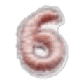 Chiffre 6 · Multicolore