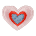 Cœur rose et bleu