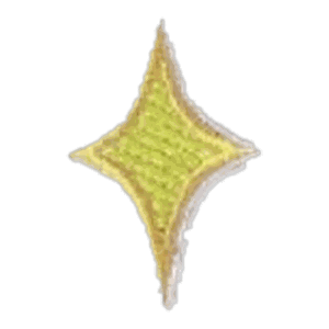 Étoile scintillante jaune