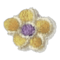 Fleur jaune pastel