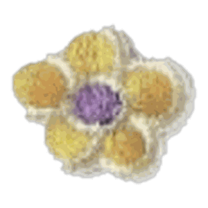 Fleur jaune pastel
