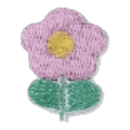 Fleur rose ronde