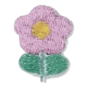 Fleur rose ronde