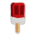 Glace à l'eau rouge