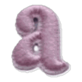 Lettre a · Minuscule rose