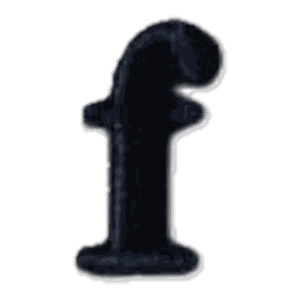 Lettre f · Minuscule noire