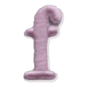Lettre f · Minuscule rose