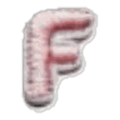Lettre F · Multicolore