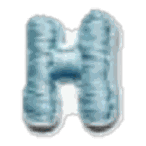 Lettre H · Multicolore