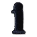 Lettre i · Minuscule noire