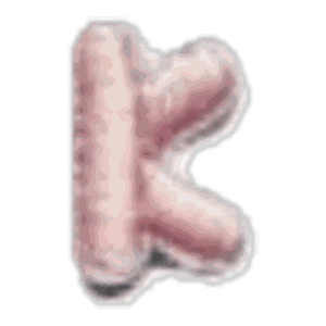 Lettre K · Multicolore