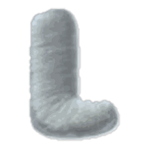 Lettre L · Majuscule blanche