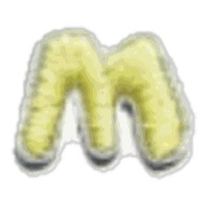 Lettre M · Multicolore