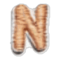 Lettre N · Multicolore