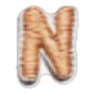 Lettre N · Multicolore