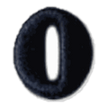 Lettre o · Minuscule noire