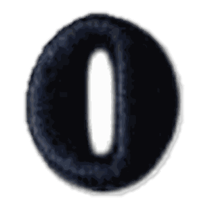 Lettre o · Minuscule noire