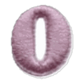 Lettre o · Minuscule rose