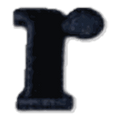 Lettre r · Minuscule noire