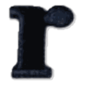 Lettre r · Minuscule noire