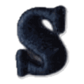 Lettre s · Minuscule noire