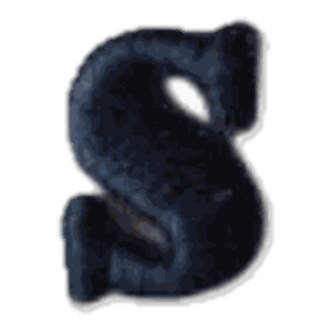 Lettre s · Minuscule noire