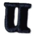 Lettre u · Minuscule noire
