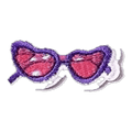Lunettes cœur roses
