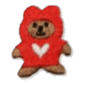 Ourson rouge