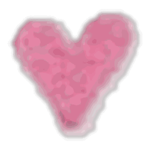 Petit cœur rose