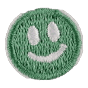 Smiley vert