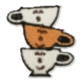 Tasses empilées