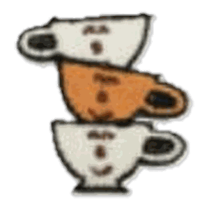Tasses empilées